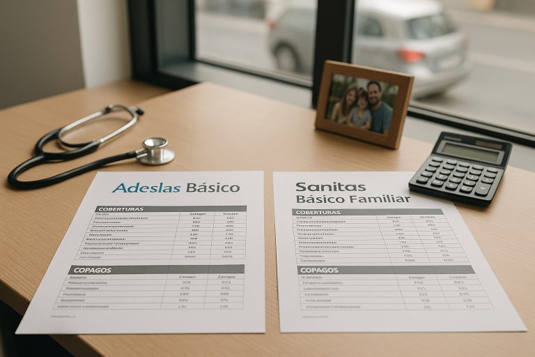 Adeslas Básico vs Sanitas Básico Familiar: qué seguro de salud con copago sale más barato sin sacrificar cuadro médico Adeslas Básico vs Sanitas Básico Familiar: qué seguro de salud con copago sale más barato sin sacrificar cuadr