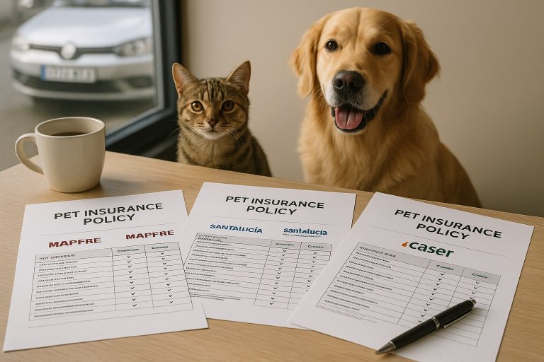 Mapfre vs Santalucía vs Caser: qué seguro de mascota combina mejor RC obligatoria y cobertura veterinaria Mapfre vs Santalucía vs Caser: qué seguro de mascota combina mejor RC obligatoria y cobertura veterinaria