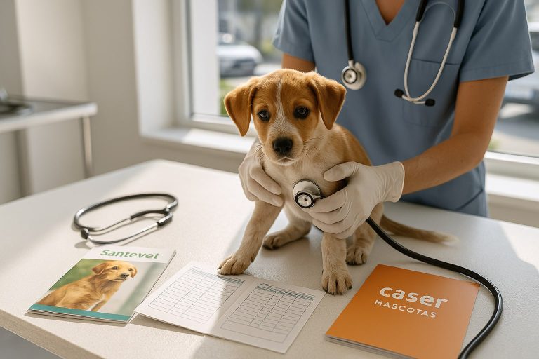 Seguro para cachorro: Santévet vs Caser Mascotas, cuál compensa en el primer año de vida