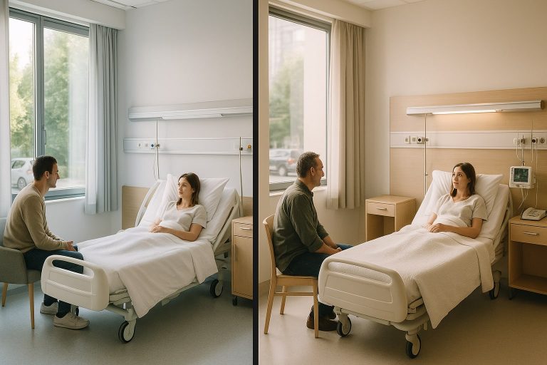 Adeslas Completa vs Asisa Salud sin copago: diferencias reales en hospitalización y habitación individual