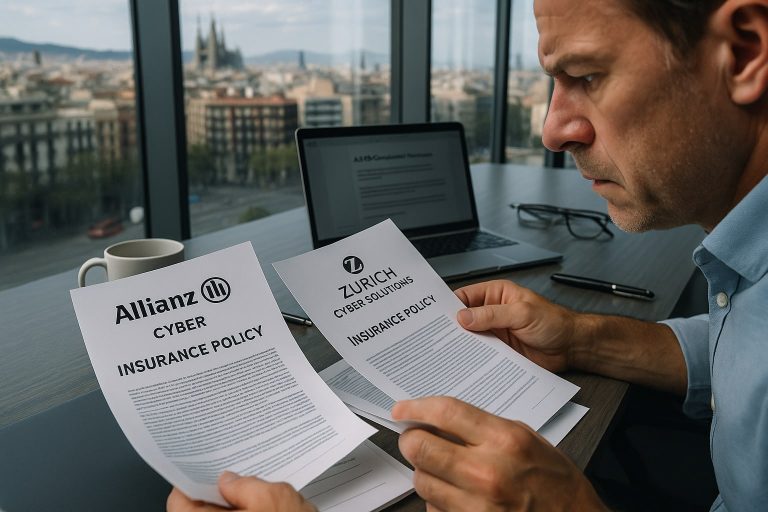 Allianz Cyber vs Zurich Cyber para pyme del sector servicios: cuál cubre mejor la sanción de la AEPD Allianz Cyber vs Zurich Cyber para pyme del sector servicios: cuál cubre mejor la sanción de la AEPD