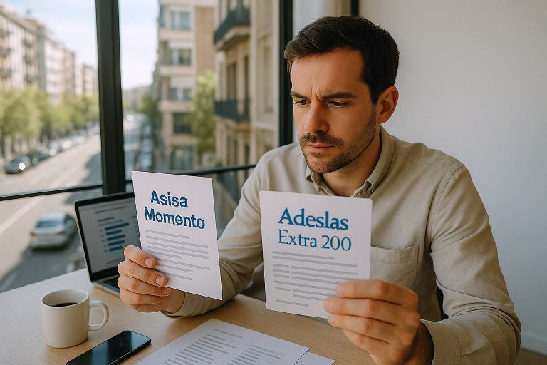 Asisa Momento vs Adeslas Extra 200: cuál sale más rentable el primer año a los 30 Asisa Momento vs Adeslas Extra 200: cuál sale más rentable el primer año a los 30