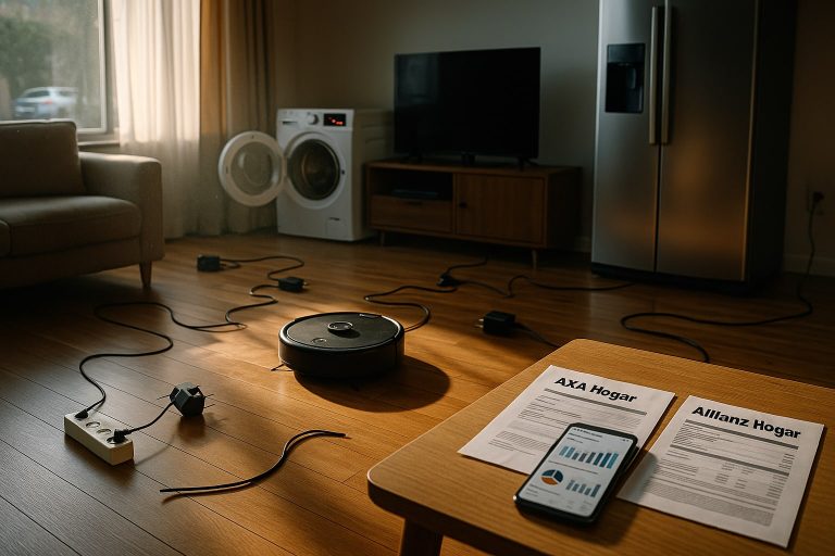AXA Hogar vs Allianz Hogar en vivienda con robot aspirador y electrodomésticos conectados: cuál cubre la rotur