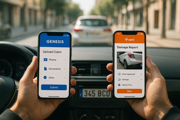 Génesis vs Verti en todo riesgo 100% online: cuál gestiona mejor el parte por app sin llamar al teléfono Génesis vs Verti en todo riesgo 100% online: cuál gestiona mejor el parte por app sin llamar al teléfono