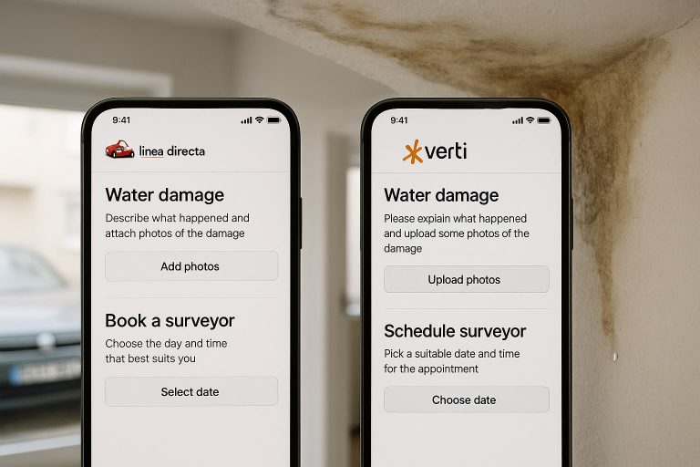 Línea Directa Hogar vs Verti Hogar en daños por agua: cuál gestiona online antes el peritaje de una fuga Línea Directa Hogar vs Verti Hogar en daños por agua: cuál gestiona online antes el peritaje de una fuga