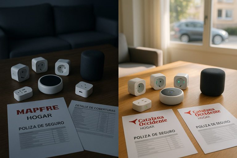 Mapfre Hogar vs Catalana Occidente Hogar en vivienda con asistente de voz y enchufes inteligentes: cuál cubre mejor el fallo del hub central Mapfre Hogar vs Catalana Occidente Hogar en vivienda con asistente de voz y enchufes inteligentes: cuál cubre