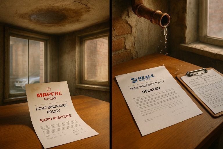 Mapfre Hogar vs Reale Hogar en daños por agua: cuál cubre antes la fuga en tubería empotrada de un piso antiguo Mapfre Hogar vs Reale Hogar en daños por agua: cuál cubre antes la fuga en tubería empotrada de un piso antigu