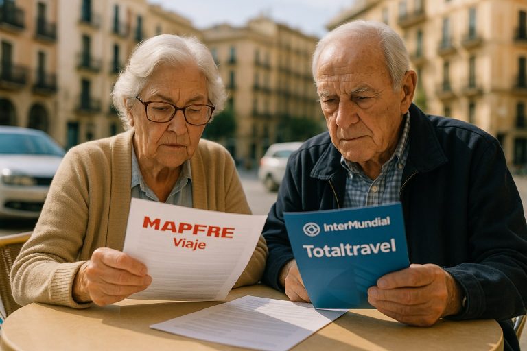 Mapfre Viaje vs Intermundial Totaltravel para senior de más de 70 años: cuál acepta patologías previas sin rec