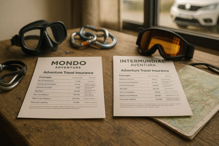 Mondo Adventure vs Intermundial Aventura: qué seguro cubre buceo, esquí y escalada sin recargo aparte Mondo Adventure vs Intermundial Aventura: qué seguro cubre buceo, esquí y escalada sin recargo aparte