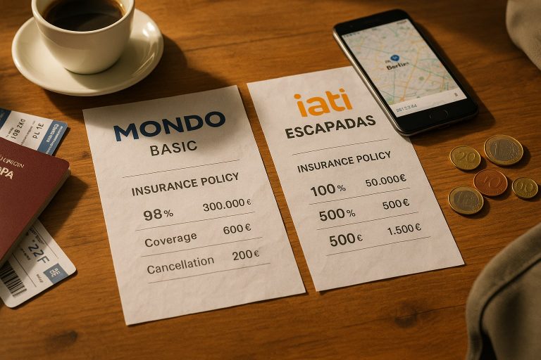 Mondo Basic vs IATI Escapadas para fin de semana en Europa: qué póliza básica cubre más por menos de 20 € Mondo Basic vs IATI Escapadas para fin de semana en Europa: qué póliza básica cubre más por menos de 20 €