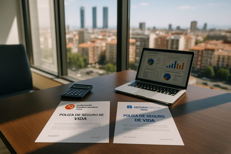 Nationale-Nederlanden Vida vs Mutua Madrileña Vida para joven de 30 años sin hijos: cuál sale más barato con c