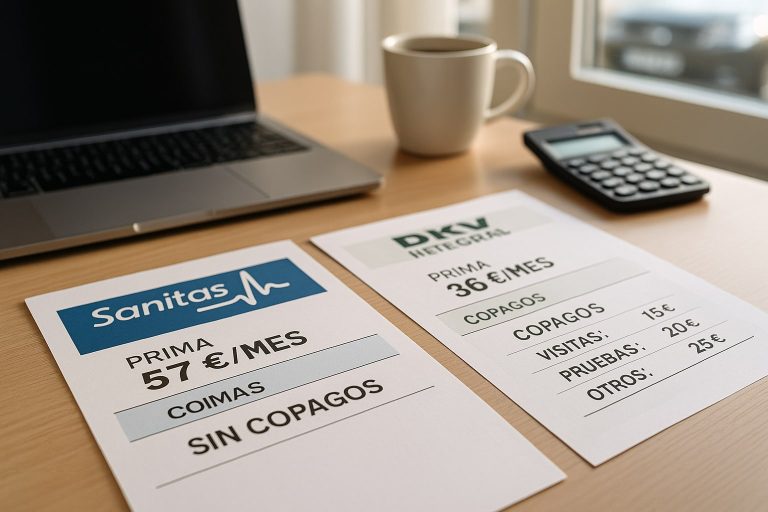 Sanitas Profesionales vs DKV Integral para autónomos: cuál sale rentable sin copago Sanitas Profesionales vs DKV Integral para autónomos: cuál sale rentable sin copago