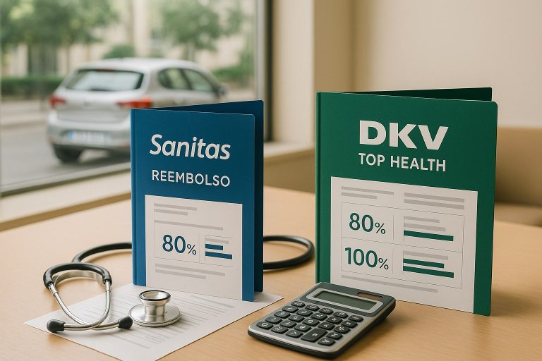Sanitas Reembolso vs DKV Top Health: cuál devuelve más porcentaje de factura al elegir médico privado fuera del cuadro Sanitas Reembolso vs DKV Top Health: cuál devuelve más porcentaje de factura al elegir médico privado fuera de