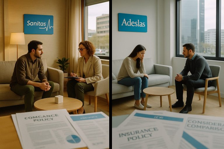 Sanitas vs Adeslas en salud mental: cuántas sesiones de psicología cubre cada póliza y con qué carencia Sanitas vs Adeslas en salud mental: cuántas sesiones de psicología cubre cada póliza y con qué carencia