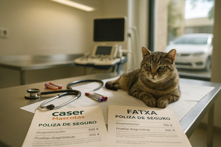 Seguro para gato adulto: Caser Mascotas vs Fatxa frente a frente en hospitalización y pruebas Seguro para gato adulto: Caser Mascotas vs Fatxa frente a frente en hospitalización y pruebas