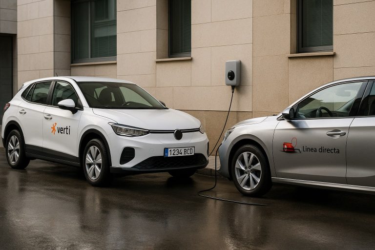 Verti vs Línea Directa en seguro de coche eléctrico usado con cargador doméstico: cuál incluye la instalación y el wallbox en el continente del riesgo Verti vs Línea Directa en seguro de coche eléctrico usado con cargador doméstico: cuál incluye la instalación
