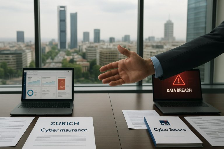 Zurich vs AXA en ciberseguro para e-commerce: cuál protege mejor la brecha de datos de clientes y el fraude on