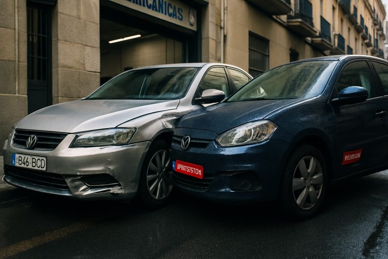 AXA vs Generali en todo riesgo con red de talleres concertada: cuál repara antes la chapa tras colisión urbana AXA vs Generali en todo riesgo con red de talleres concertada: cuál repara antes la chapa tras colisión urbana
